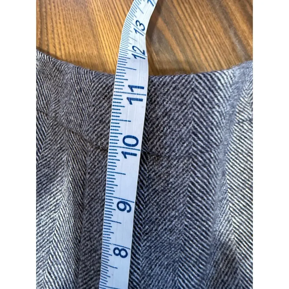 Boden British Tweed by Moon Wool Herringbone Partially Lined Trousers Size 12